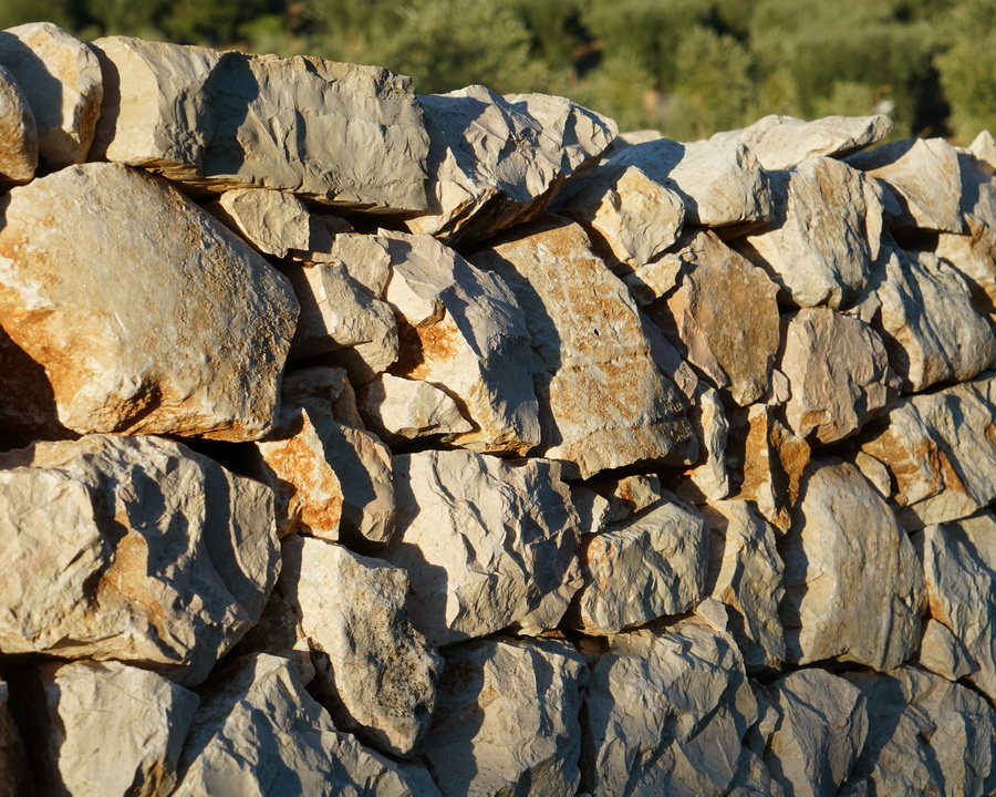 Trockenmauer in Puglia
